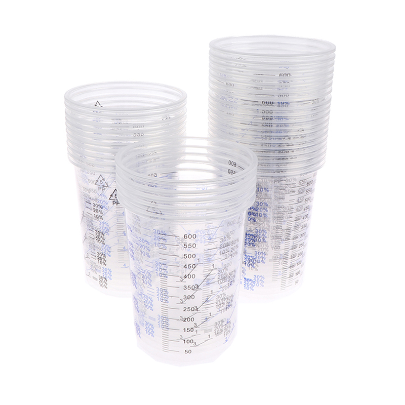 Plastic Cup 50Pcs - 10/50 szt. Kalibrowany kubek do mieszania