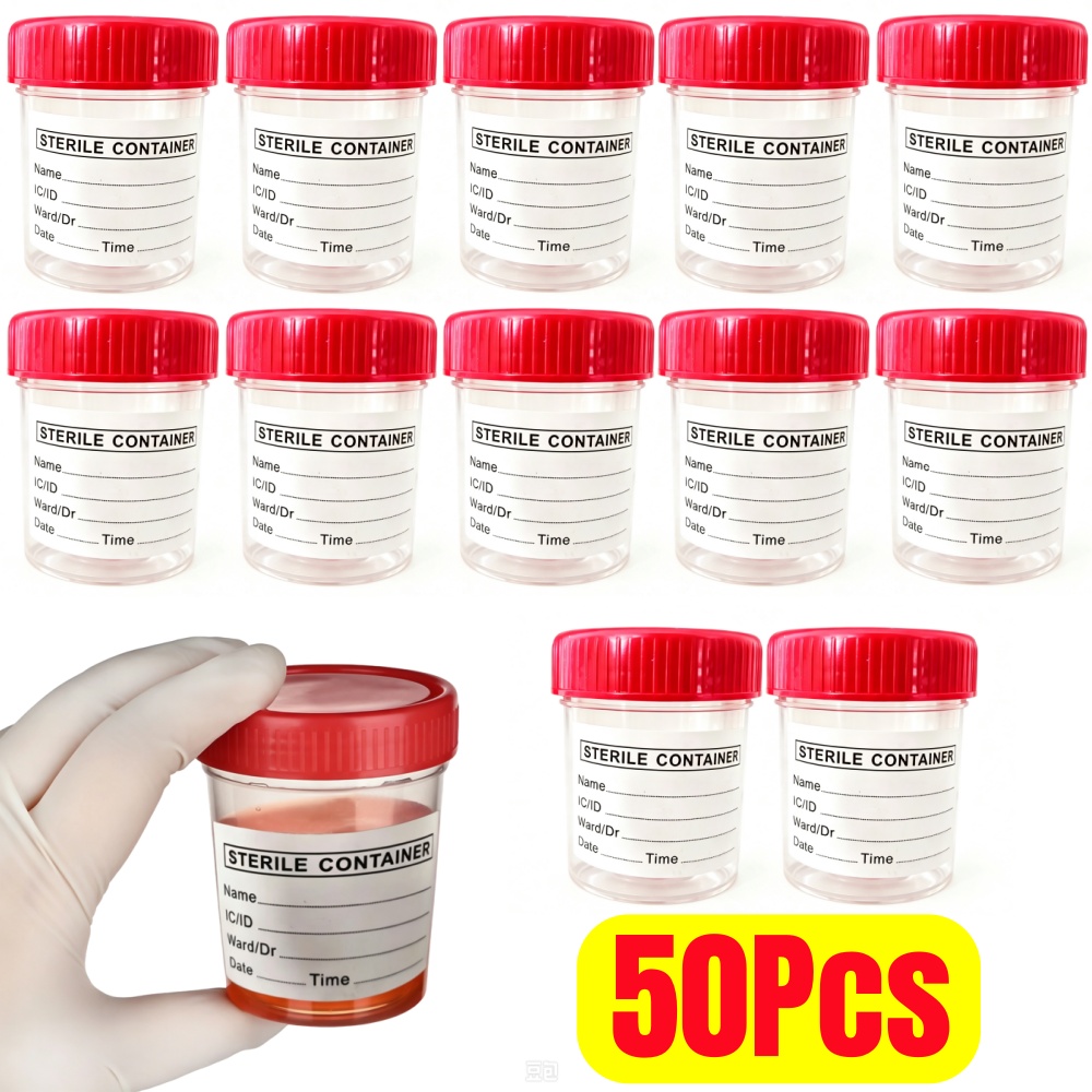 Plastic Cup 50Pcs - 50 szt. jednorazowych plastikowych pojemników na
