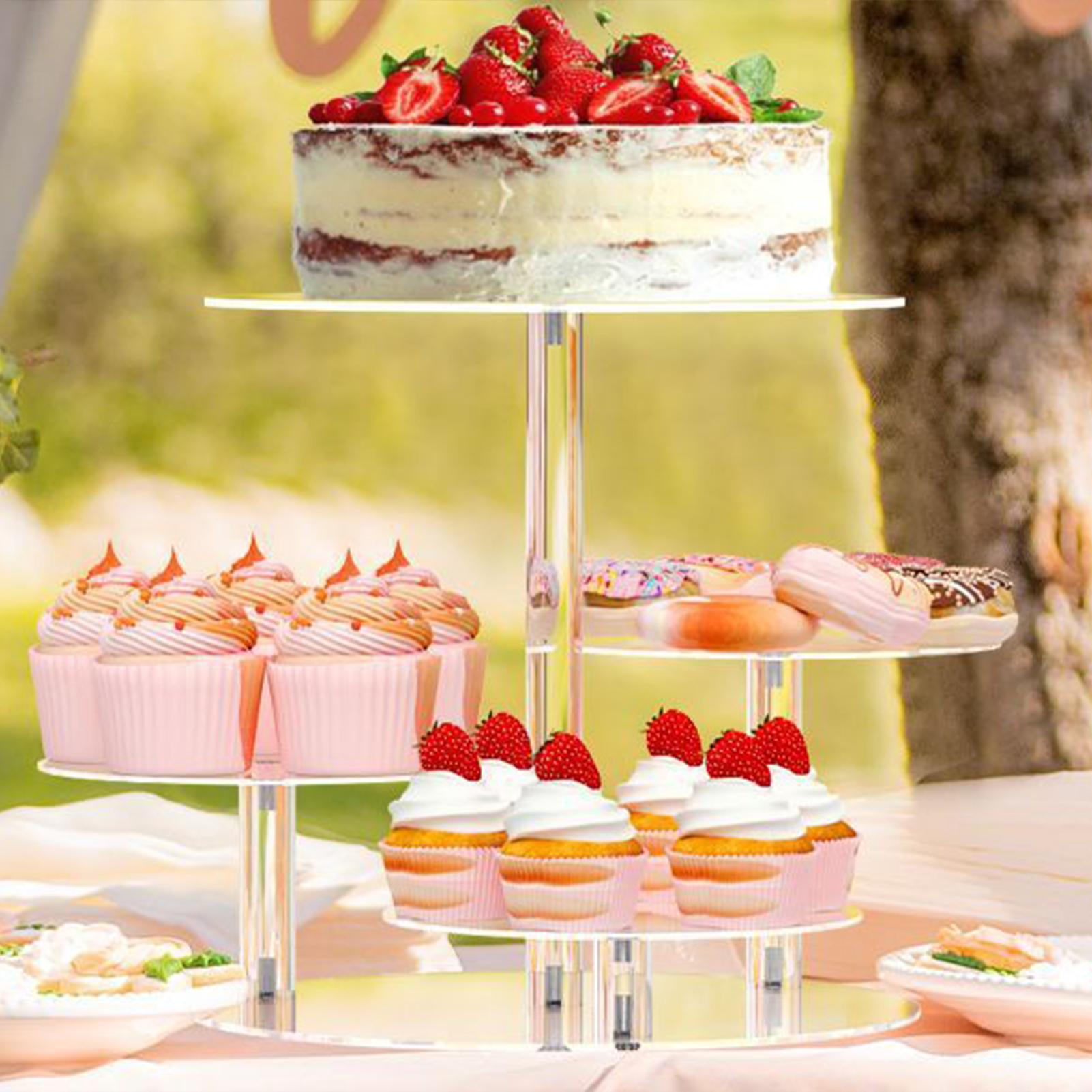 Stojak na babeczki akrylowy 4- – Cupcake Stand Tier recenzja i cena