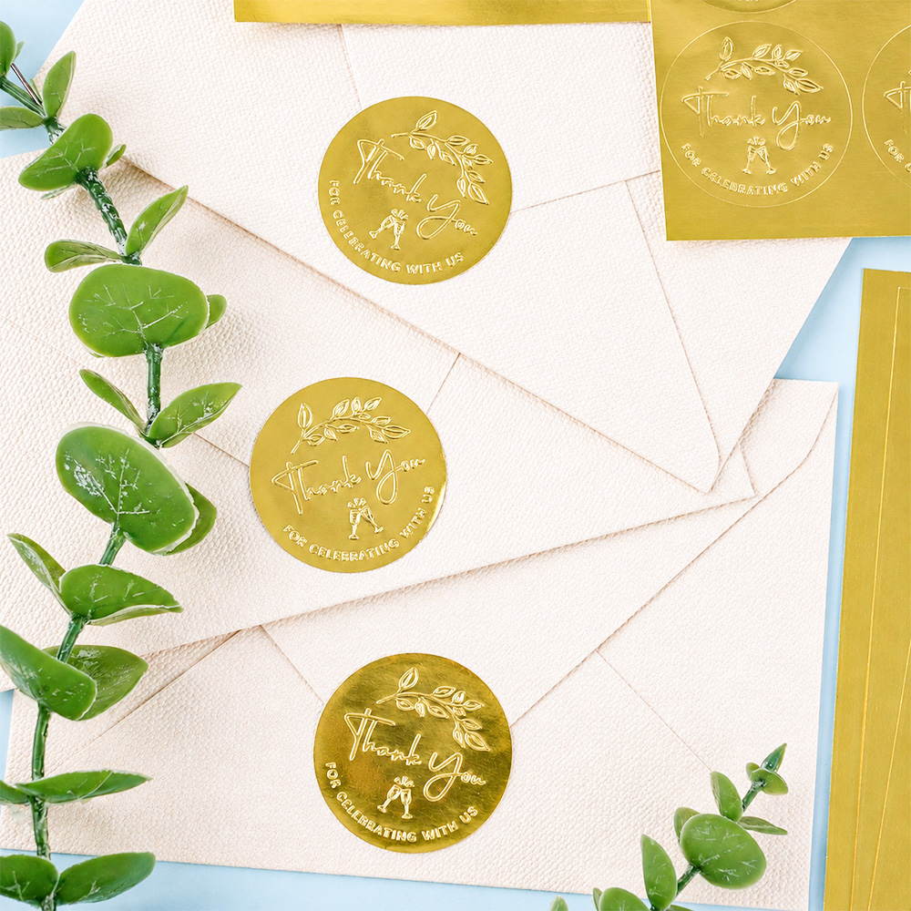 100 szt. Naklejek z podziękowa – Party Favor Bag recenzja i cena