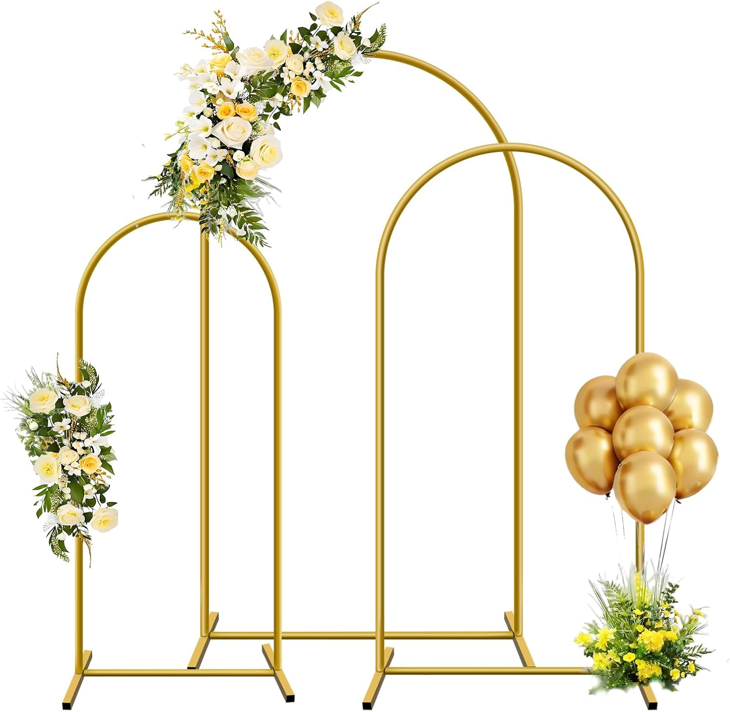 1 szt. Złoty Metalowy Łuk Tło  – Balloon Arch Kit recenzja i cena