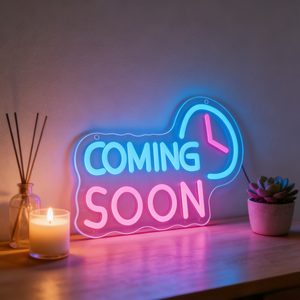 Wkrótce Dostępny Neonowy Znak  – Event Launch Party recenzja i cena