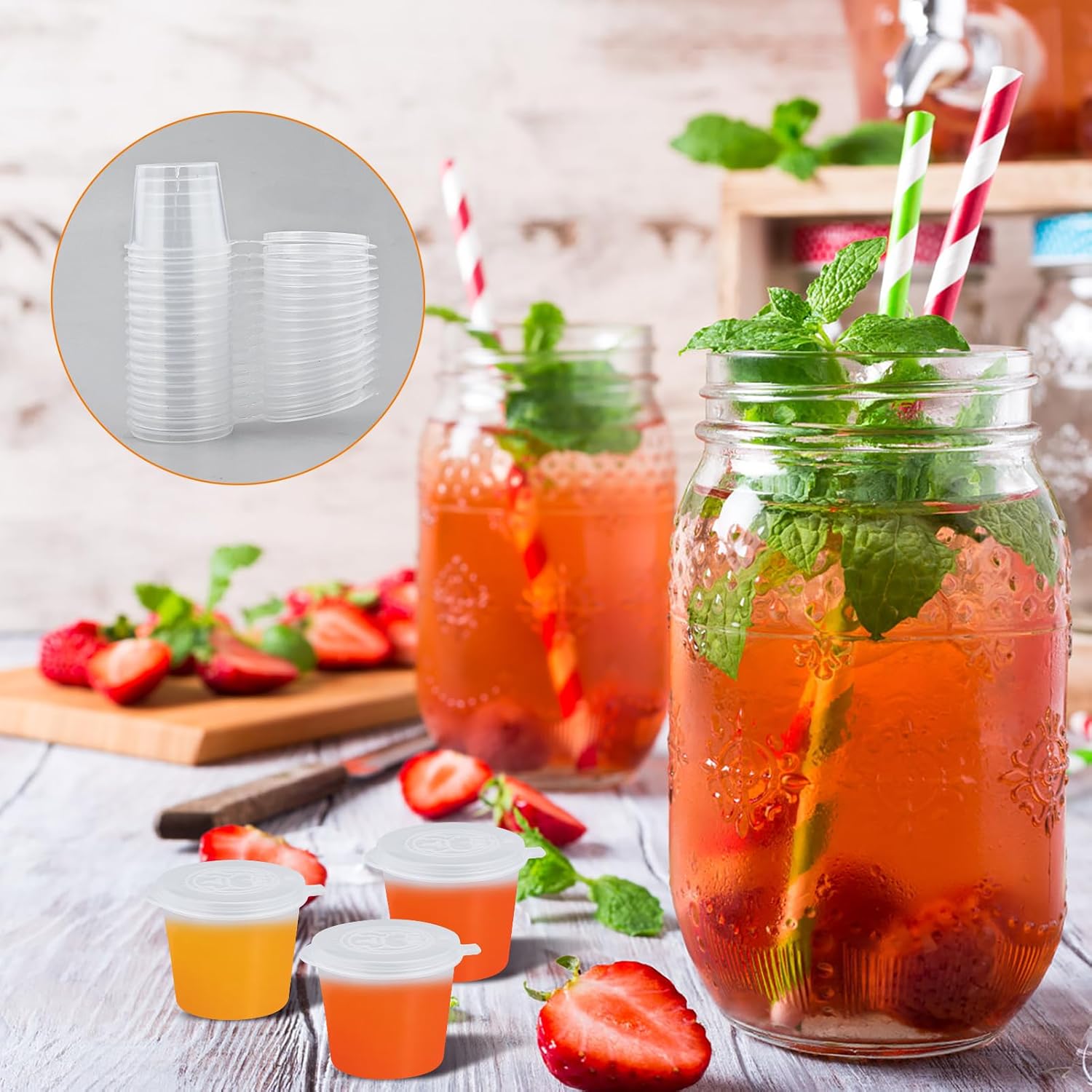 Jednorazowe przezroczyste plas – Plastic Cup 50Pcs recenzja i cena