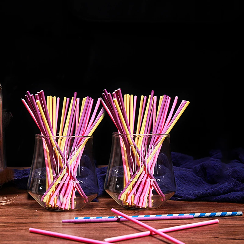 100 sztuk/partia Papierowe Pat – Paper Straw Color recenzja i cena