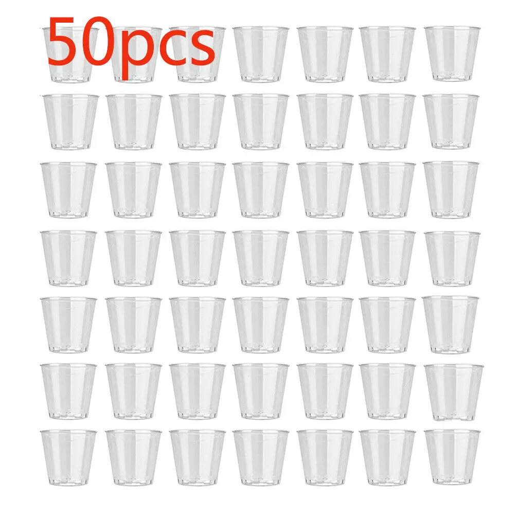 35 ml 50 X przezroczysty plast – Plastic Cup 50Pcs recenzja i cena